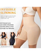 High-Waisted Tummy Control Butt Lifting Shapewear Shorts
