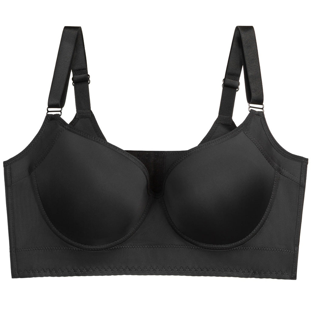 Seamless Support Deep V Bra