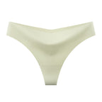 Seamless Ice Silk Womens Thong Underwear