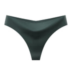 Seamless Ice Silk Womens Thong Underwear