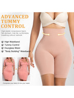 High-Waisted Tummy Control Butt Lifting Shapewear Shorts