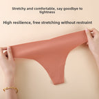 Seamless Ice Silk Womens Thong Underwear