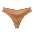 Seamless Ice Silk Womens Thong Underwear